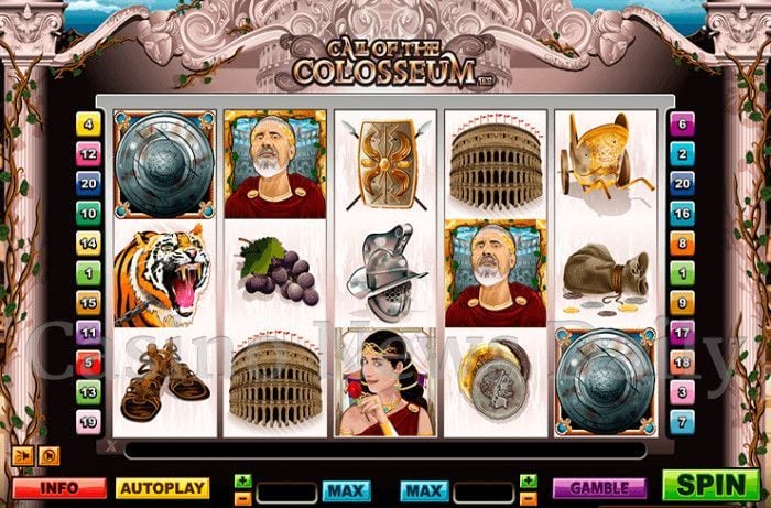 Call of the Colosseum Slot Machine