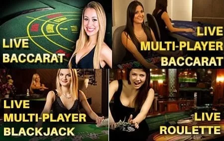 live roulette, live blackjack, live casino, live baccarat